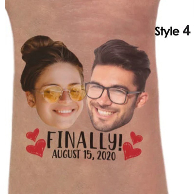 Funny Photo Tattoos Custom Face Tattoos-Style 3-Jessemade AU