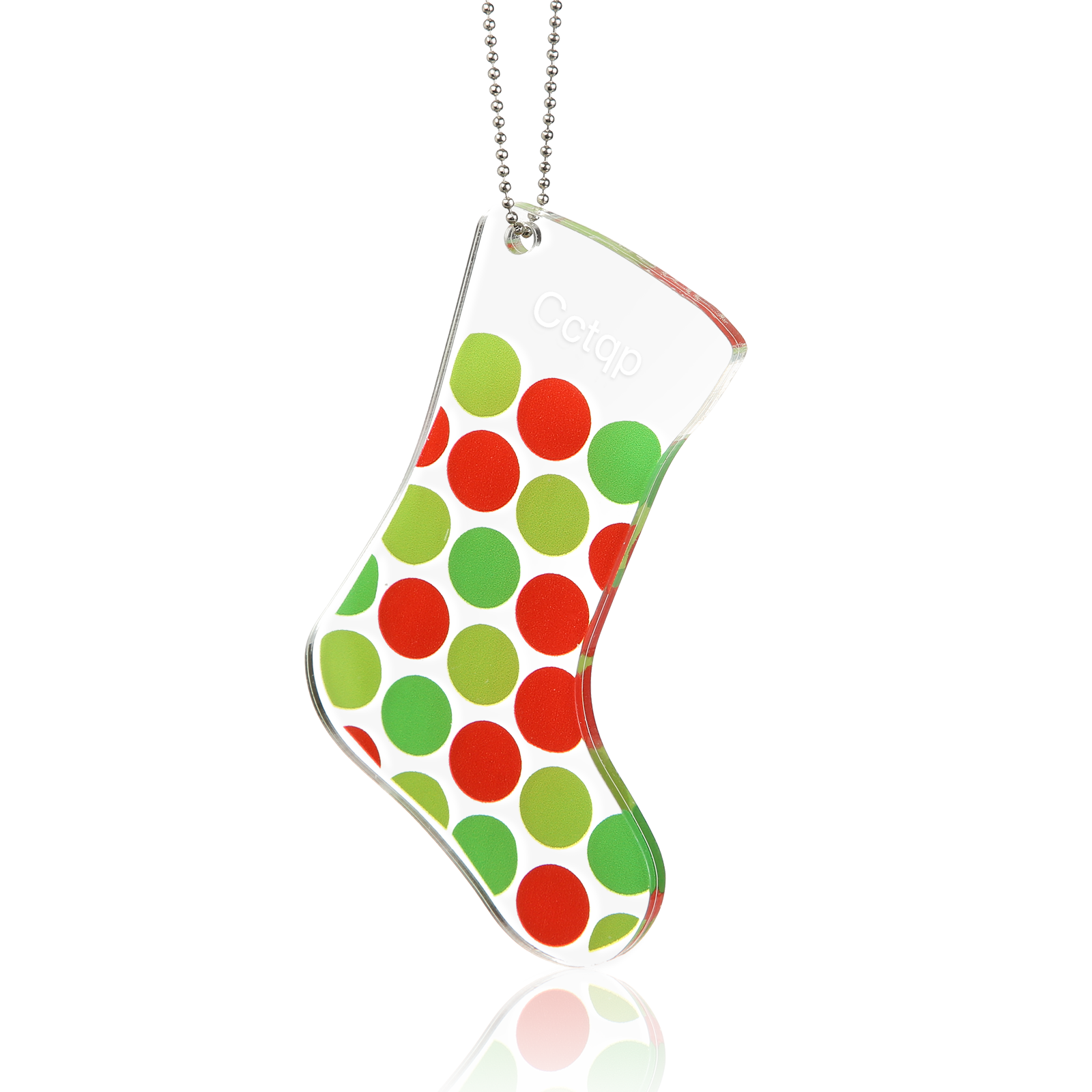 Personalised Acrylic Christmas Sock Ornaments Customised 1 Name Xmas Pendant Gifts for Boys Girls-Jessemade AU