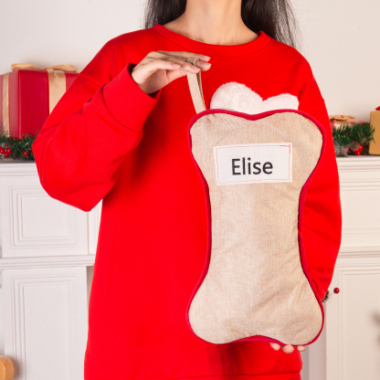 Custom 1 Name Christmas Stockings Ornaments Personalised Christmas Gifts for Family Friends-Jessemade AU