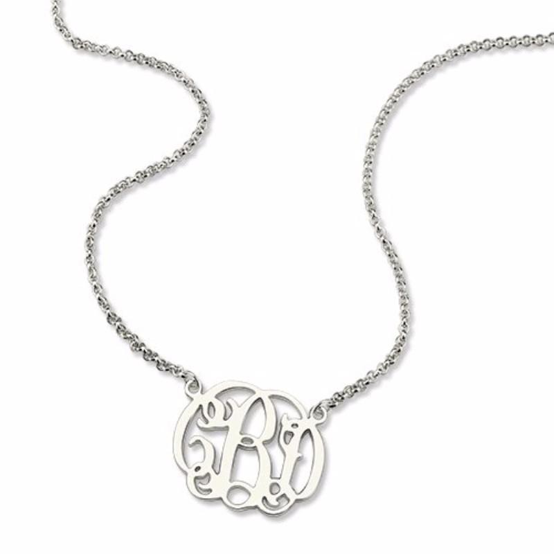 Monogram  Name Necklace for Women Jewelry-Jessemade AU