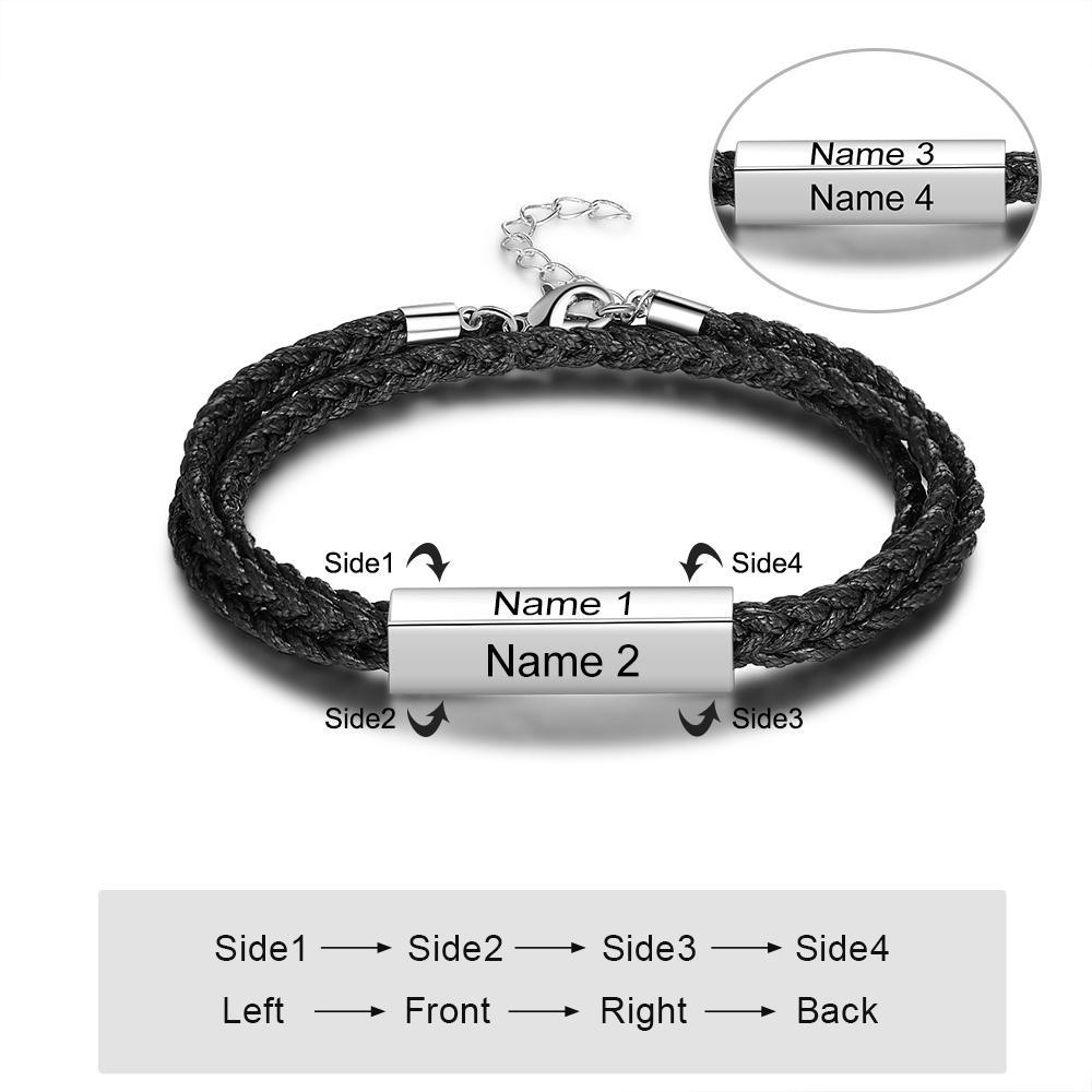 Personalised  Men's Bracelets For Him Best Gift For Him-Jessemade AU