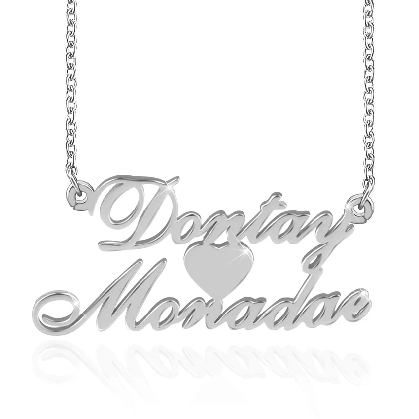 Personalised Necklace Custom 1 Name Necklace Gift For Women-Jessemade AU
