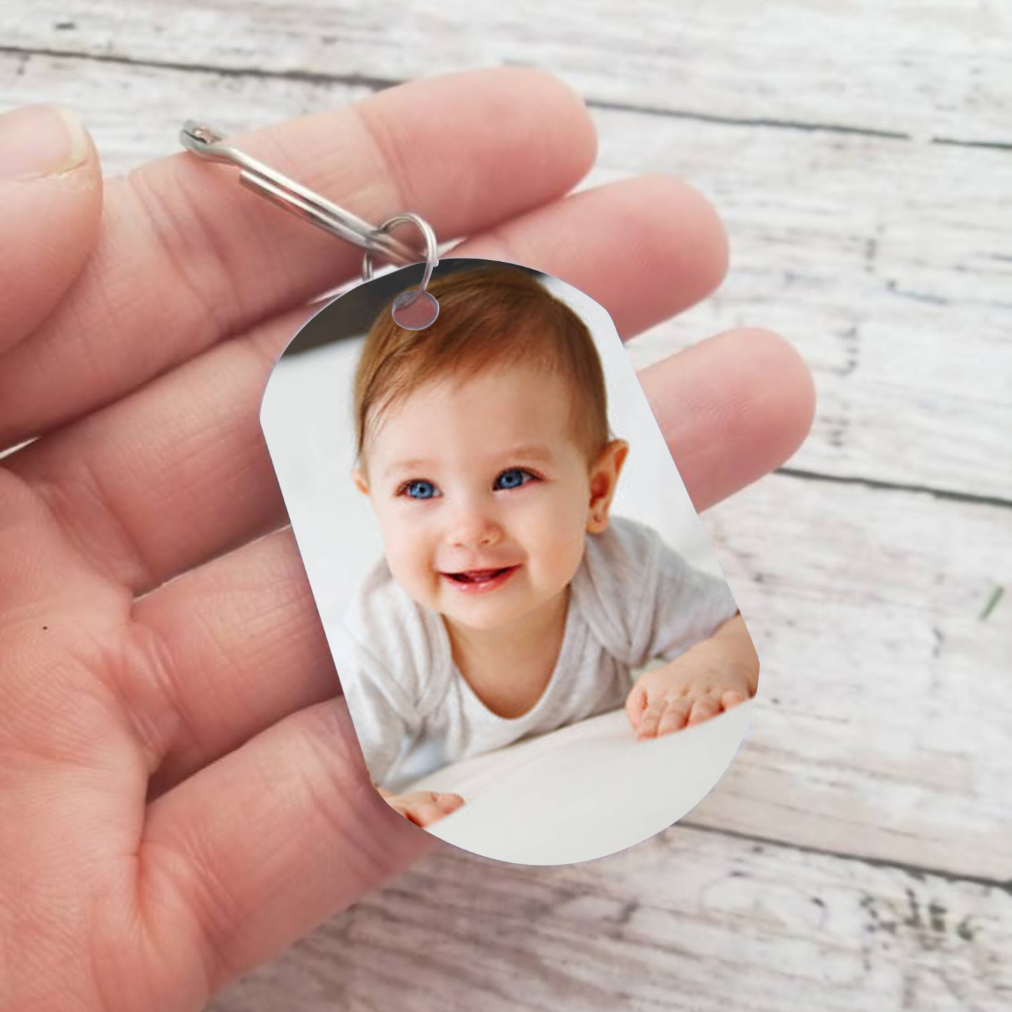 Personalised Calendar Keychain Custom Photo & Name Keychain Gifts For Daddy/Mommy/Mummy-Jessemade AU