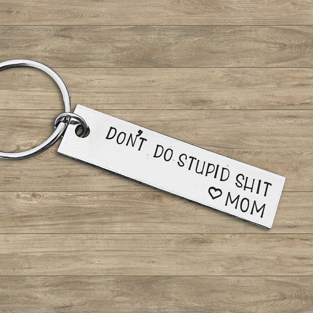 Don't Do Stupid, Personalised Keychain Gifts For Kids-Jessemade AU
