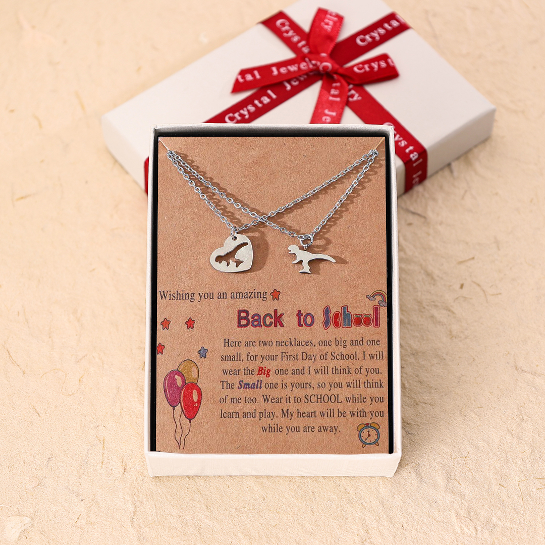 Necklaces for Women Dainty Teen Dinosaur Necklaces Size Adjustable for Mother and Daughter-Jessemade AU