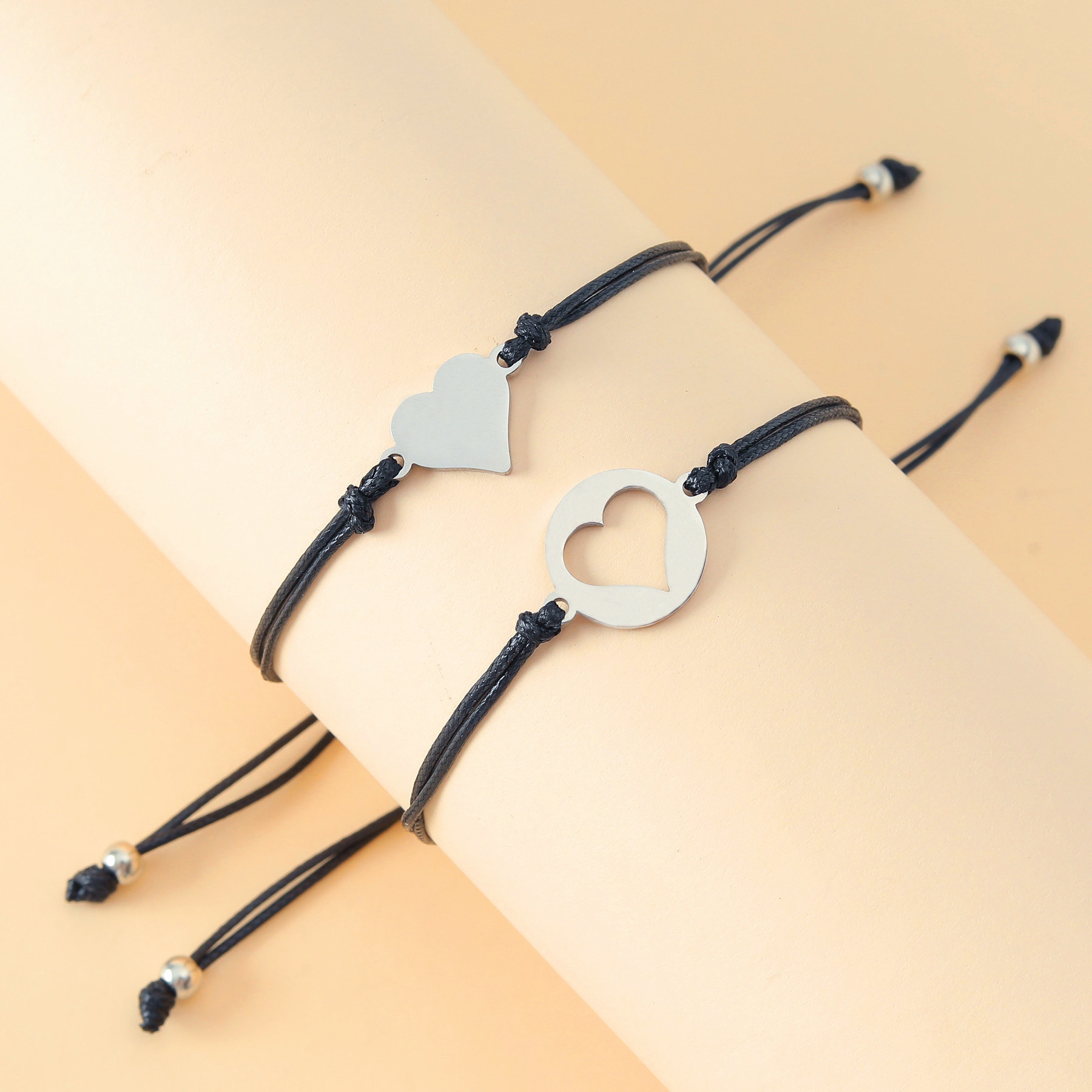 Bracelet for Women Dainty Teen Heart Bracelet Size Adjustable for Girls-Jessemade AU