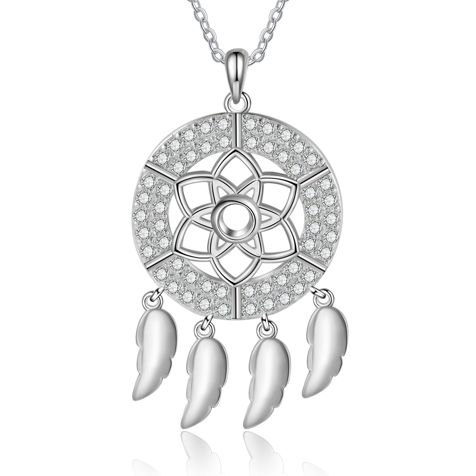 Personalised Dream Catcher Necklace Custom 4 Names Necklace Gifts For Her-Jessemade AU