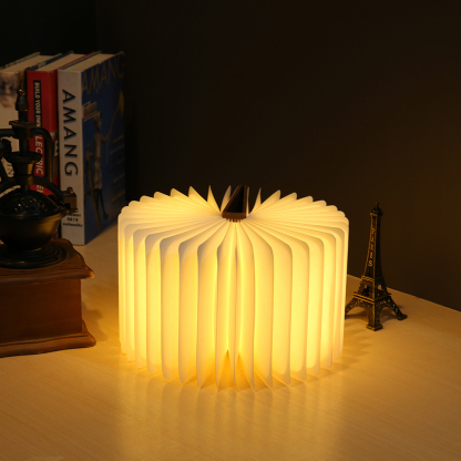 PU Folding Magnetic Glowing LED Book Lamp-Jessemade AU
