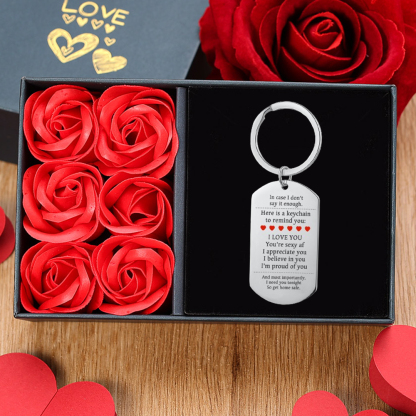 Personalised Couple Keychain Custom 2 Names Keyring "Get Home Safe" Stainless Steel Keychain - Valentine's Gift for Him/Her-Jessemade AU