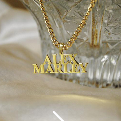 Personalised Necklace Custom 2 Names Necklace Gift For Women-Jessemade AU