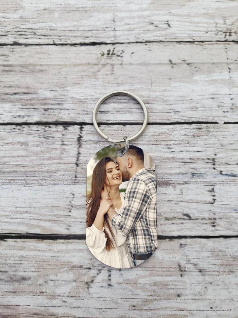 God gave me my husband, Personalised Photo Keychain Gifts For Husband-Jessemade AU