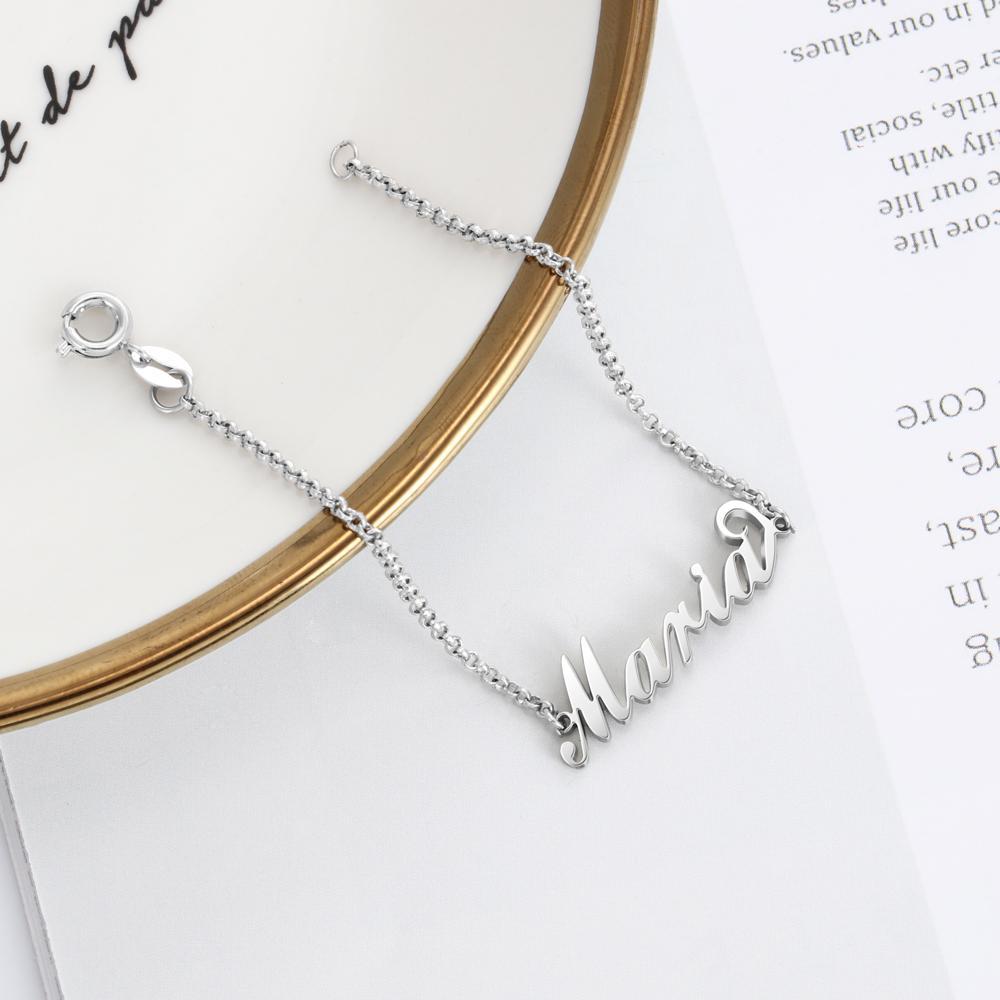 Personalised Bracelet Custom 1 Name Bracelet Gift For Women-Jessemade AU