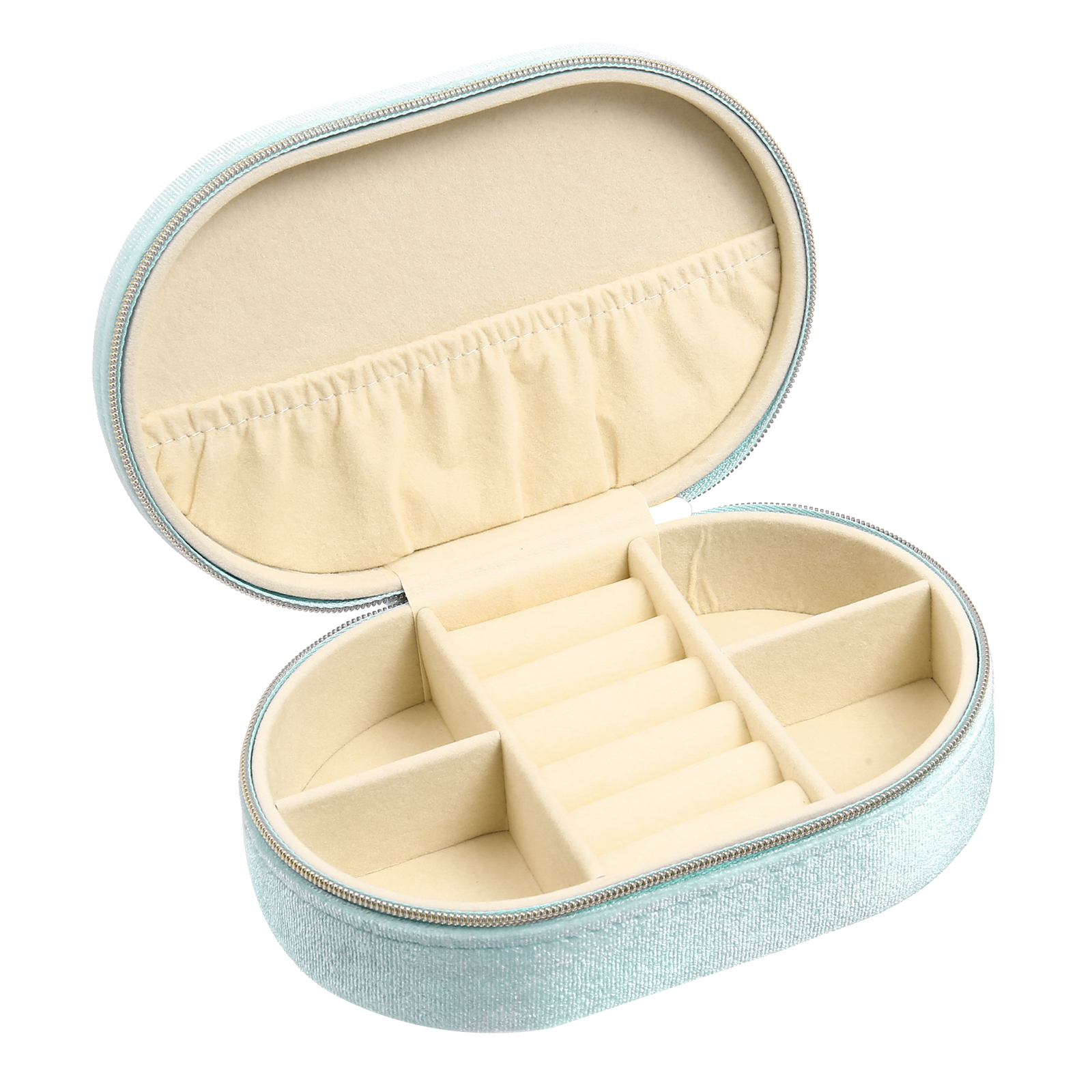 Personalised Name Jewelry Storage Box Zipper Custom Travel Jewelry Box Gifts for Ladies Girls-Jessemade AU