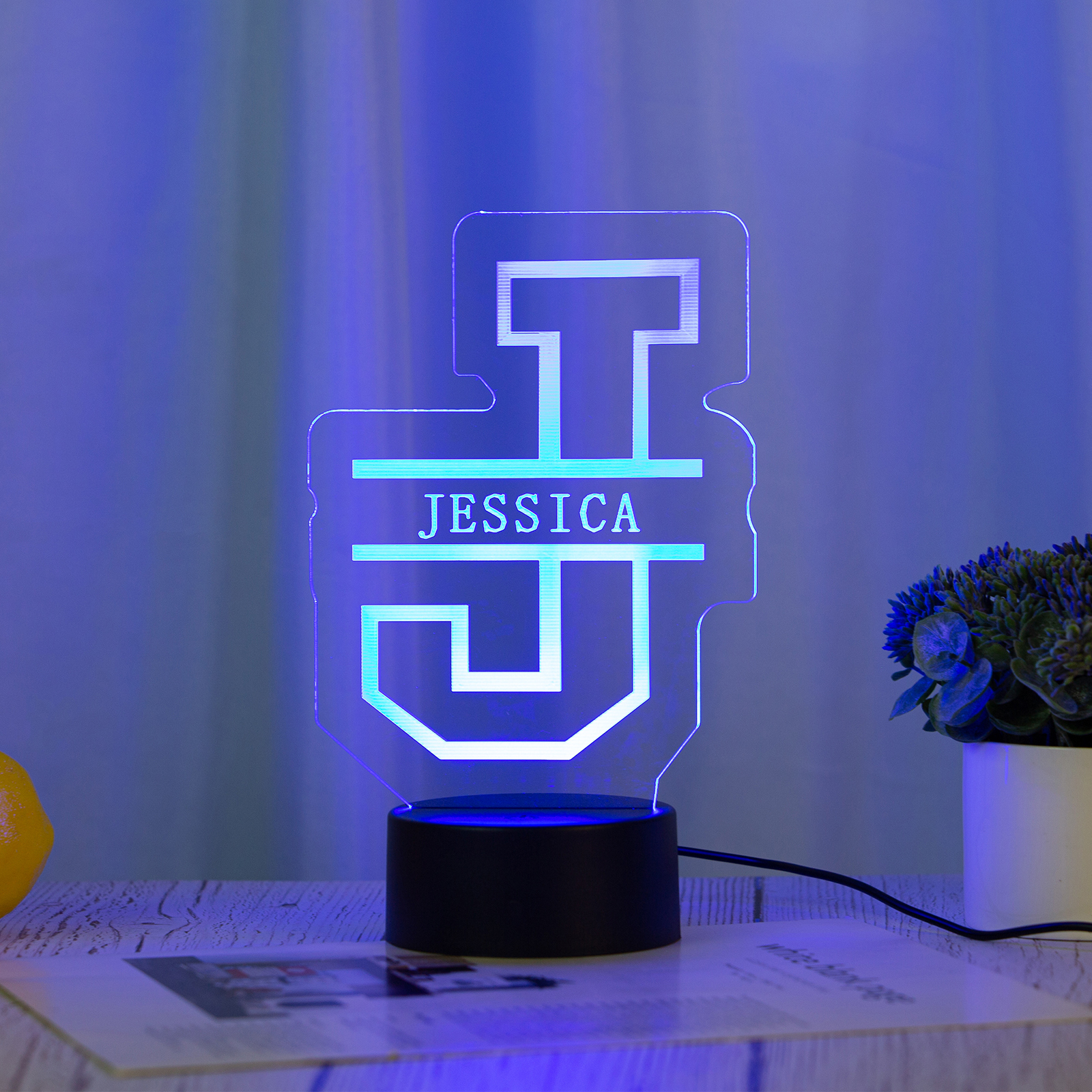 Personalised Big letter Night Light-Jessemade AU