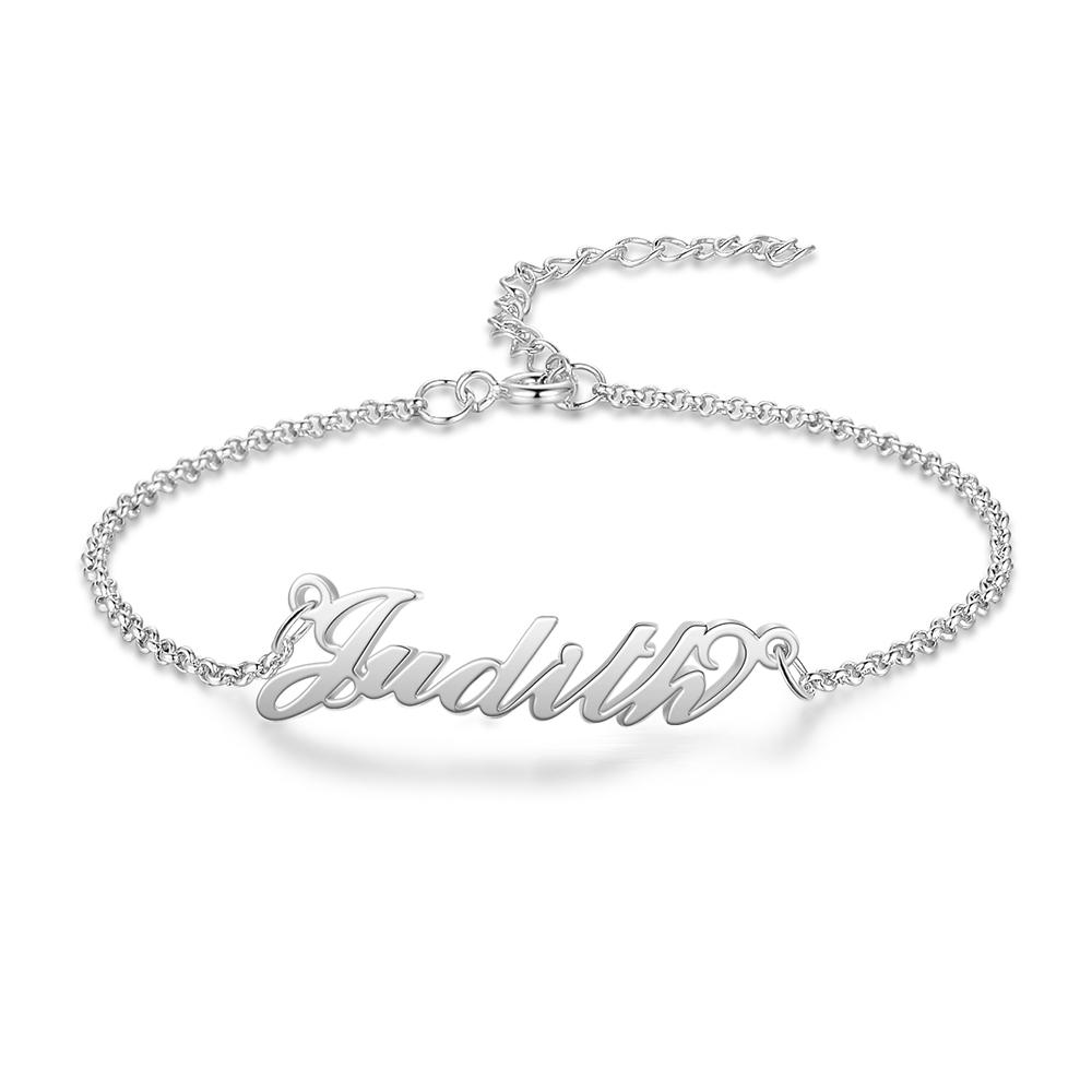 Personalised Bracelet Custom 1 Name Bracelet Gift For Women-Jessemade AU