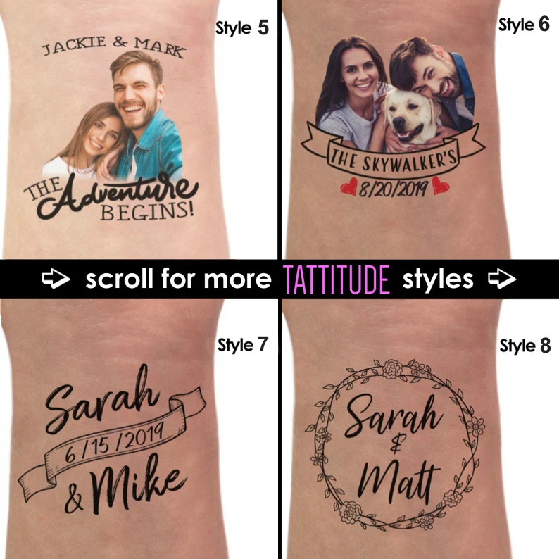 Funny Photo Tattoos Custom Face Tattoos-Style 3-Jessemade AU