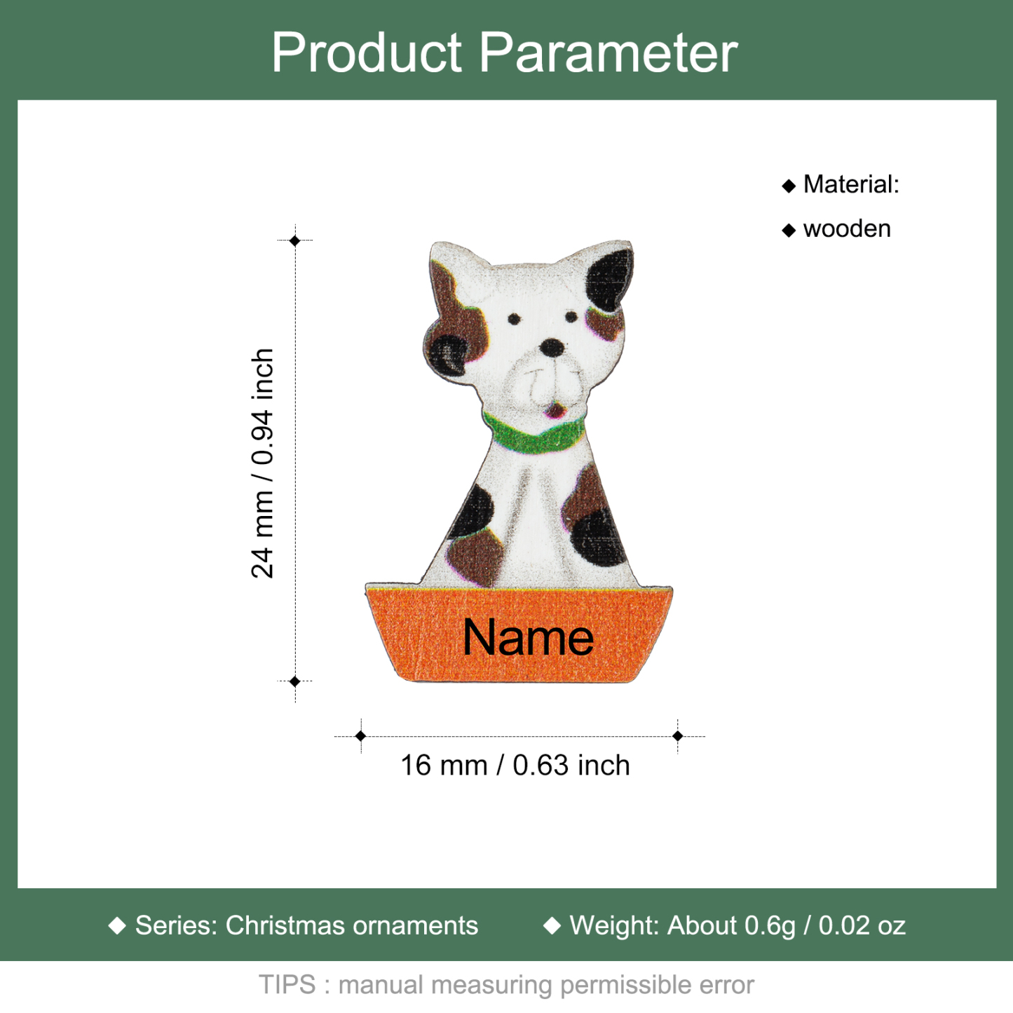 Add DIY Pet Ornament Stick-on The Family Ornament-Jessemade AU