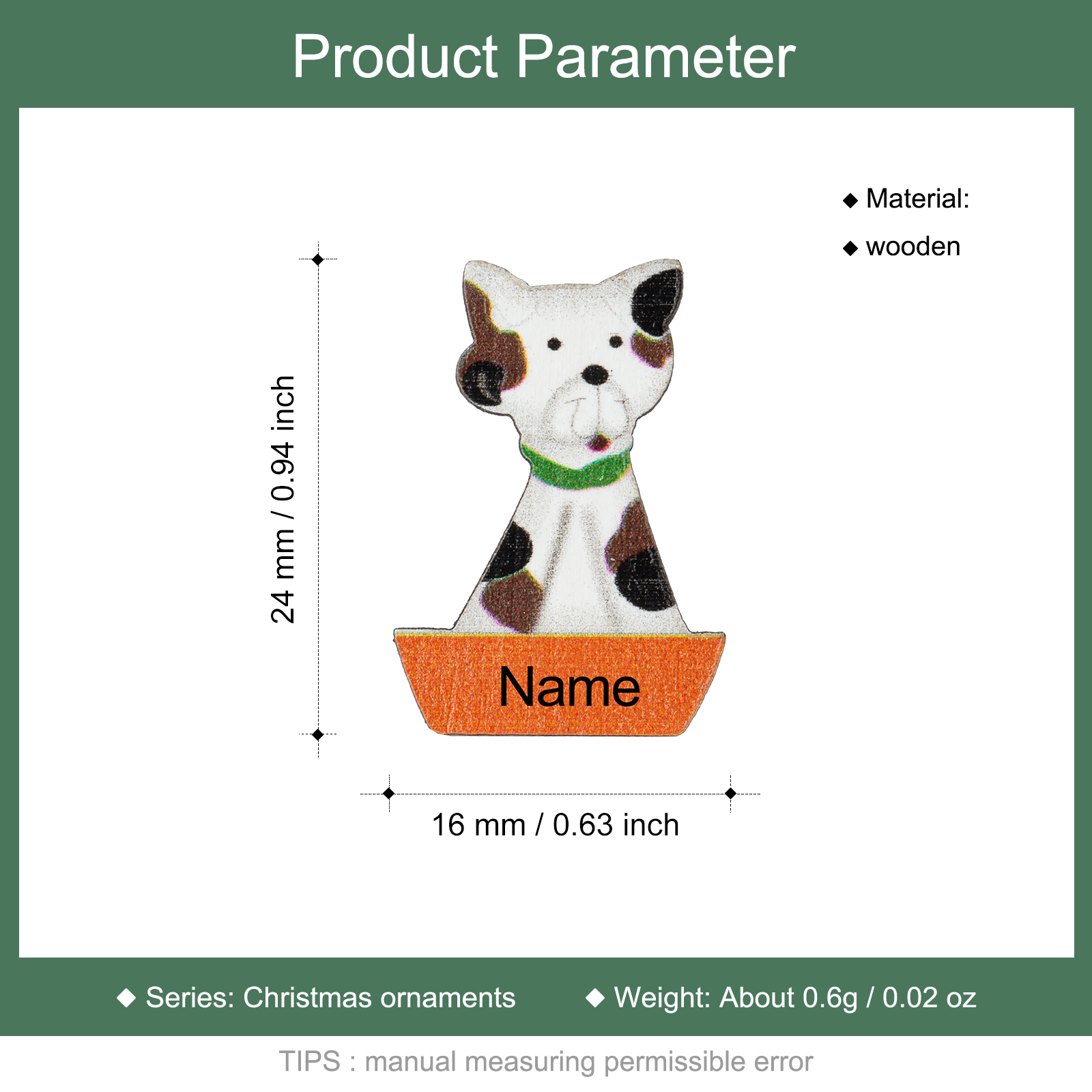 Add DIY Pet Ornament Stick-on The Family Ornament-Jessemade AU