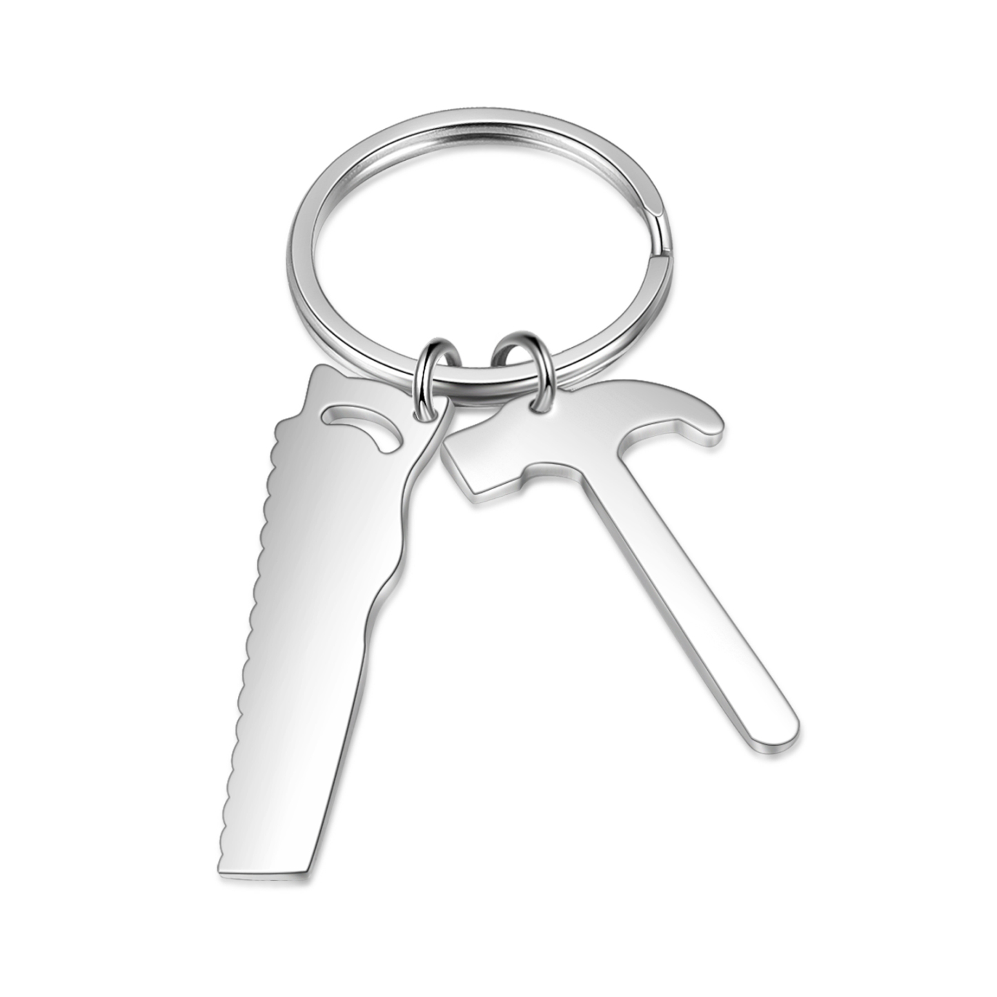 Father's Day Gifts Tool Keychain Personalised 1 Name Stainless Steel Keyring For Him-Jessemade AU