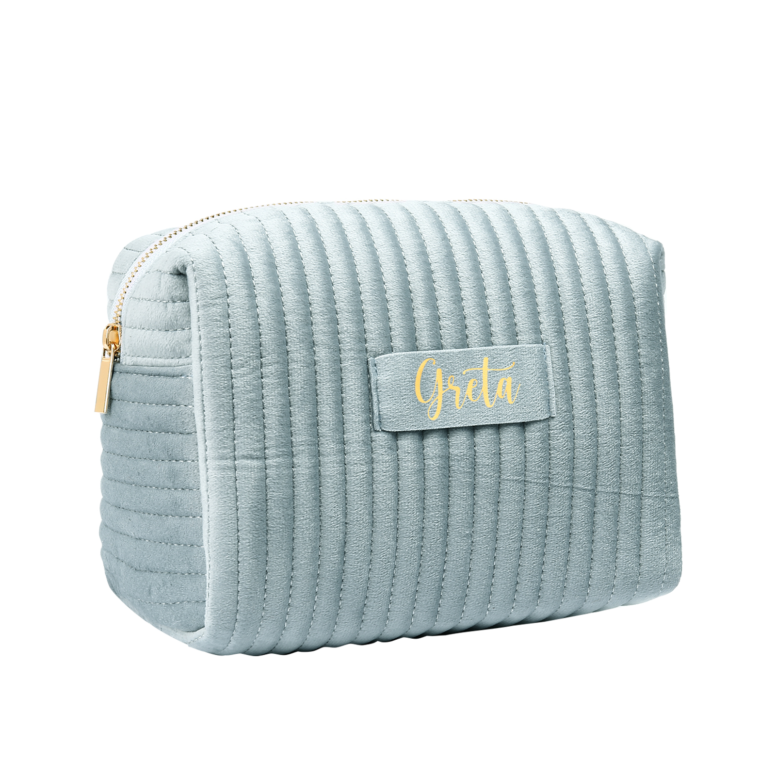 Personalised Name Cosmetic Bag Zipper Makeup Bag Jewelry Storage Bag Gifts for Her-Jessemade AU