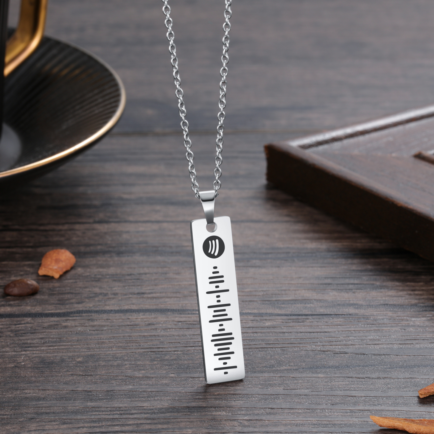 Customised Spotify code Women's Necklace For Lover-Jessemade AU