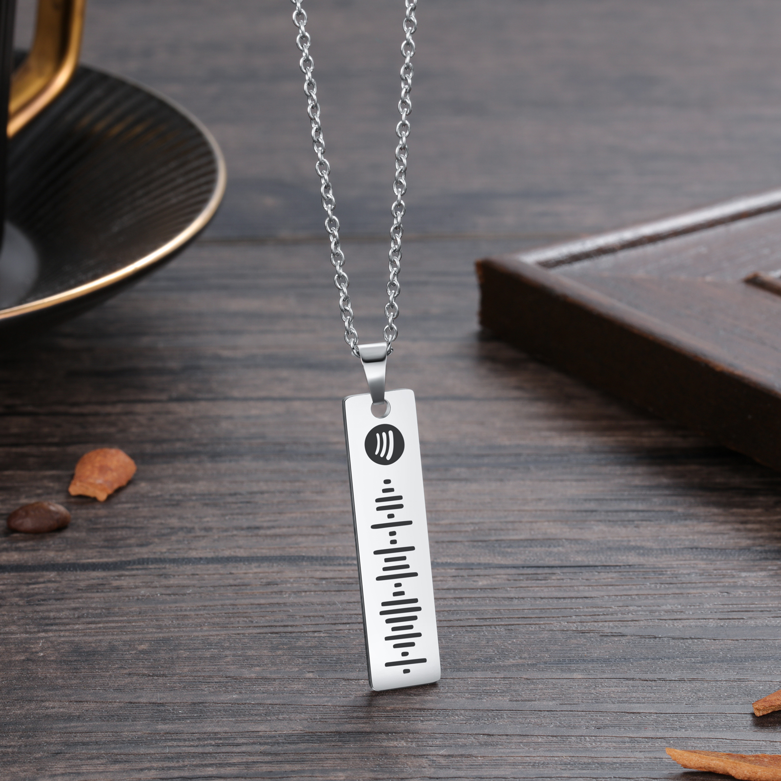 Customised Spotify code Women's Necklace For Lover-Jessemade AU