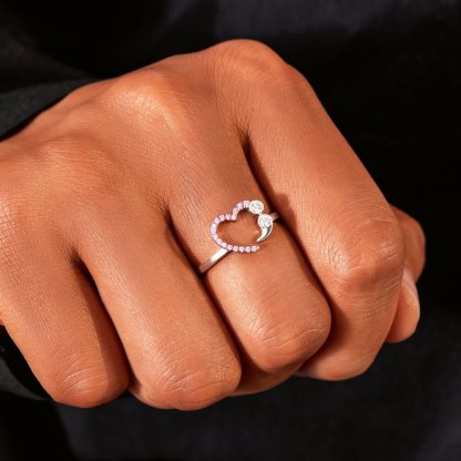 To my daughter, I want you to remember, Heart Ring With Card, Gifts For Her-Jessemade AU