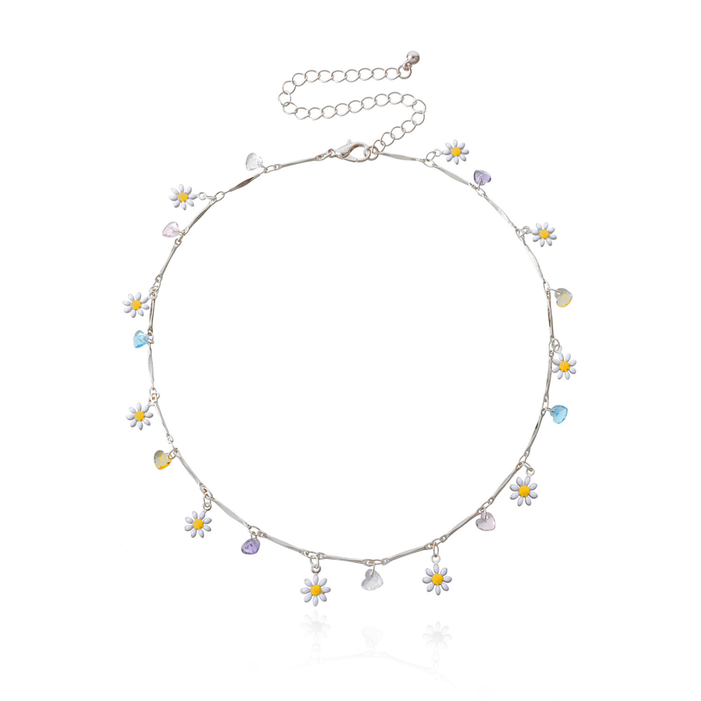 Flower Necklace Summer Beach Necklace for Women-Jessemade AU