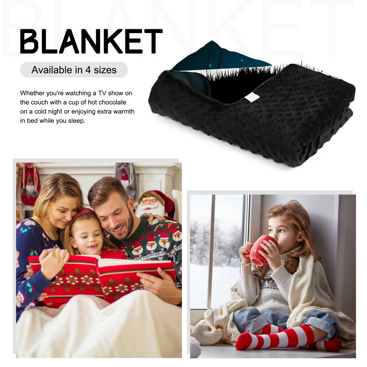 Personalised Couple Blanket Engrave Name Sweet Gift For Her Him-Jessemade AU