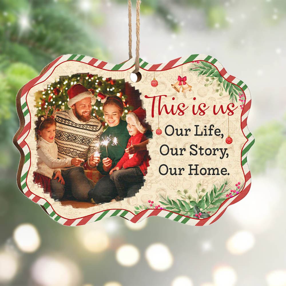 Personalised Photo Christmas Ornament Custom photos Gifts for Family-Jessemade AU