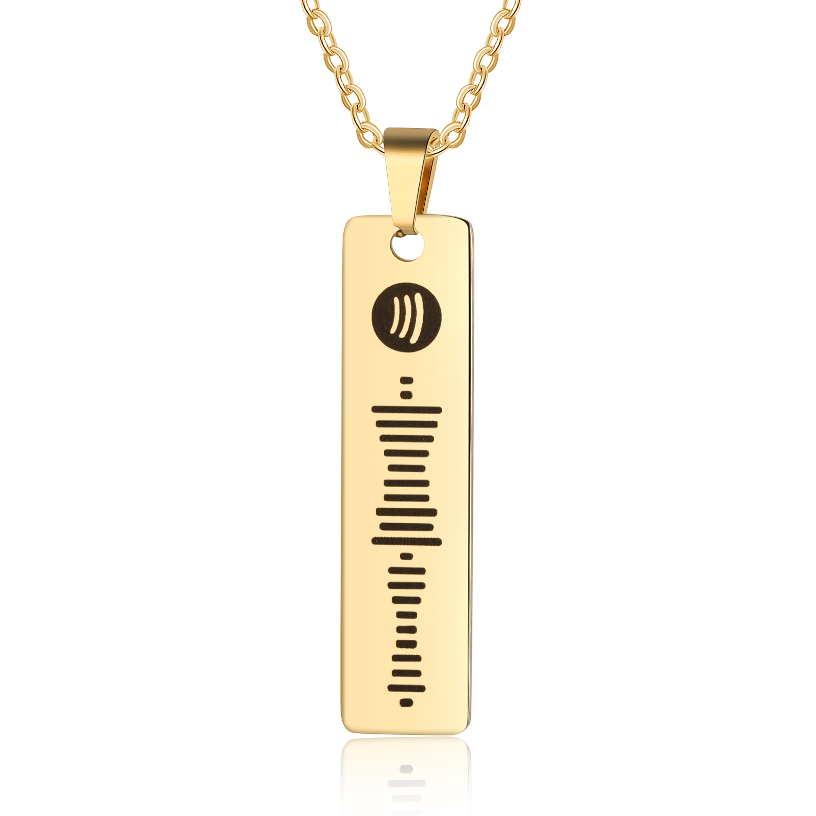 Customised Spotify code Women's Necklace For Lover-Jessemade AU