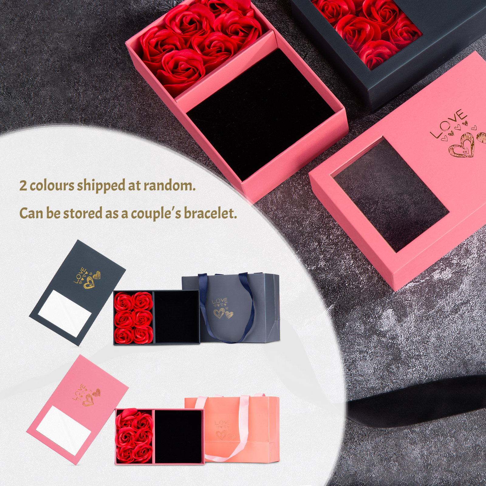 Enchanted Rose Jewelry Box Gift Package-Jessemade AU