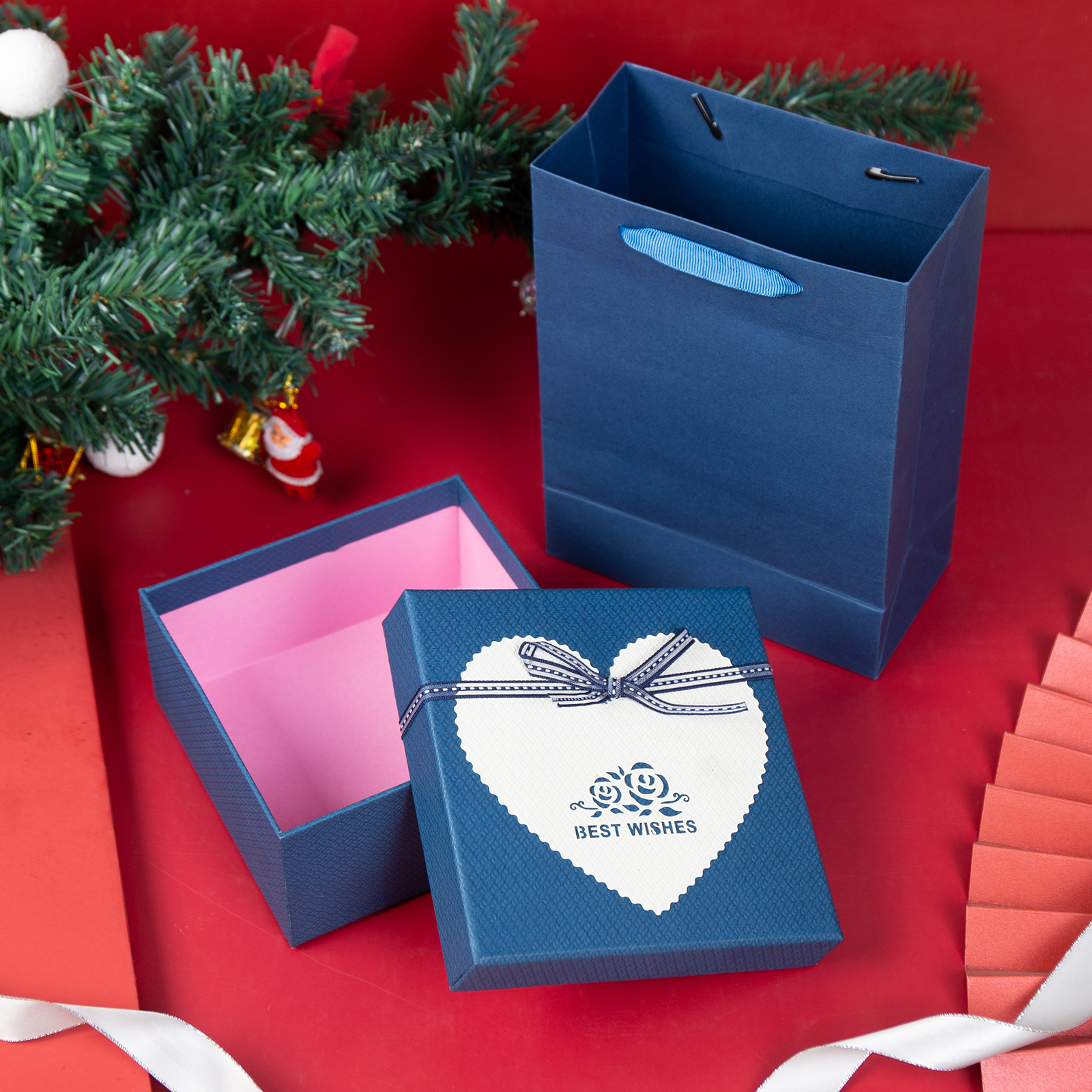 Exquisite Gift Box Blue Gift Packaging Jewelry Box-Jessemade AU