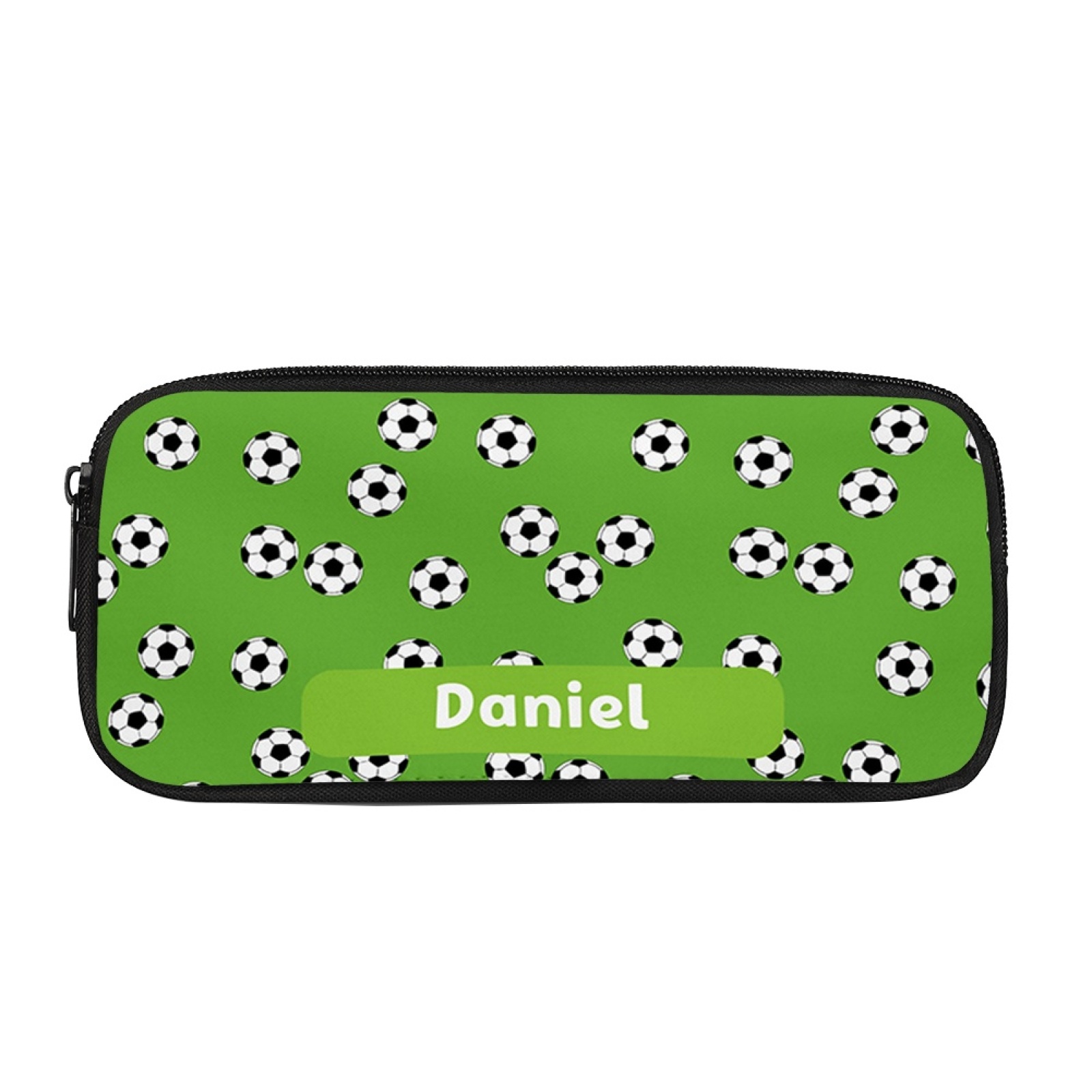 Personalised  Name Pencil Case Football Pen Bag Zipper Back to School Gifts for Student-Jessemade AU