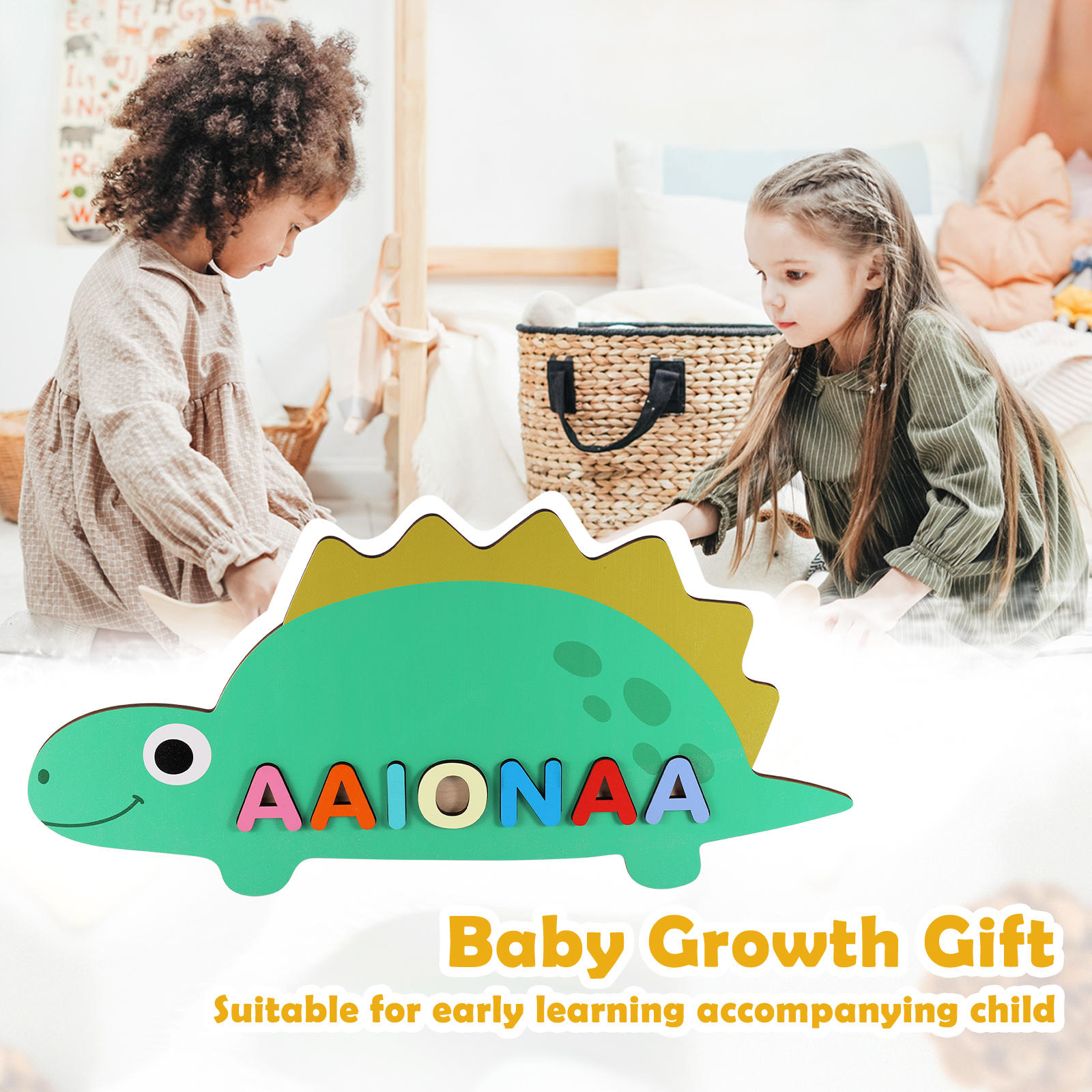 Customised Kid's Wooden Name Puzzle Toy for Toddlers Early Learning Child Toy-Jessemade AU