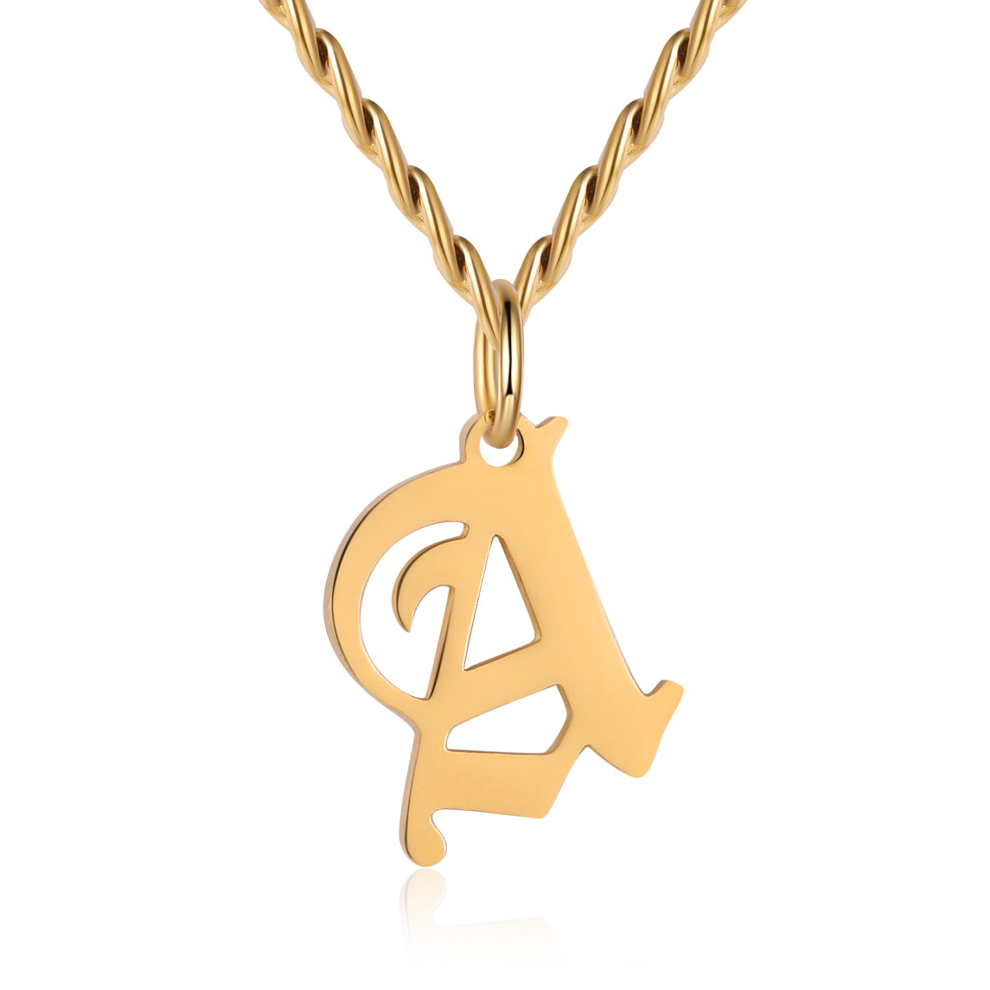 Personalised Letter Necklace Classic Jewelry Gift For Her-Jessemade AU