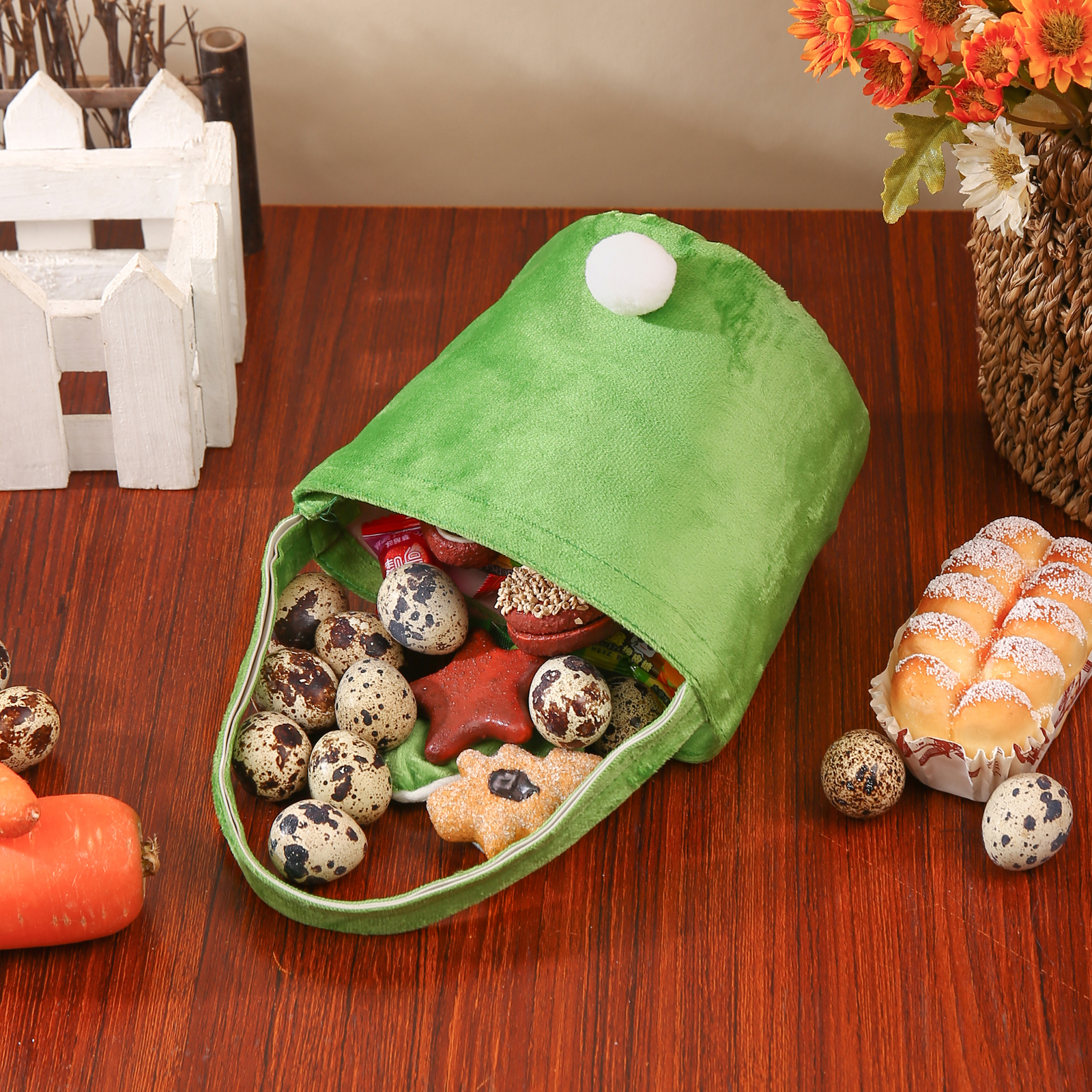 Personalised Bunny Tote Bag Custom Name Bucket Bag Bunny Basket Easter Gifts-Jessemade AU