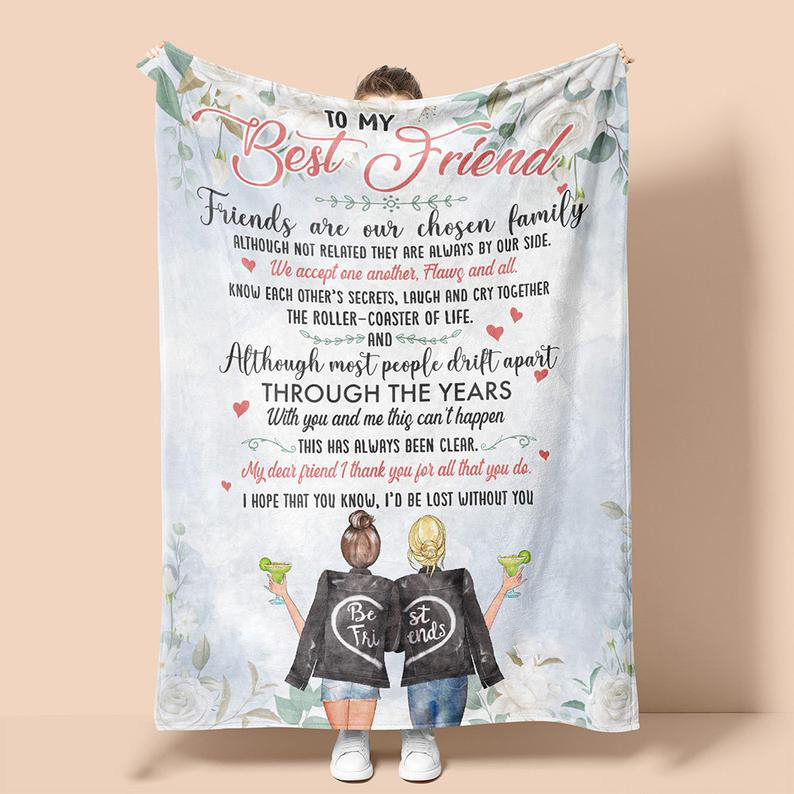 To My Best Friend, Fleece Blanket-Jessemade AU