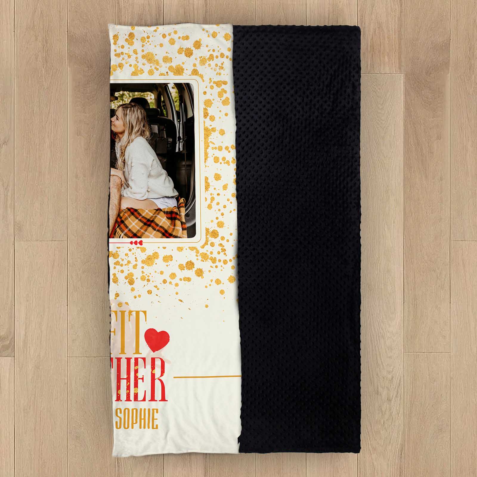 Personalised Couple Blanket Custom Photo Sweet Gift For Her-Jessemade AU