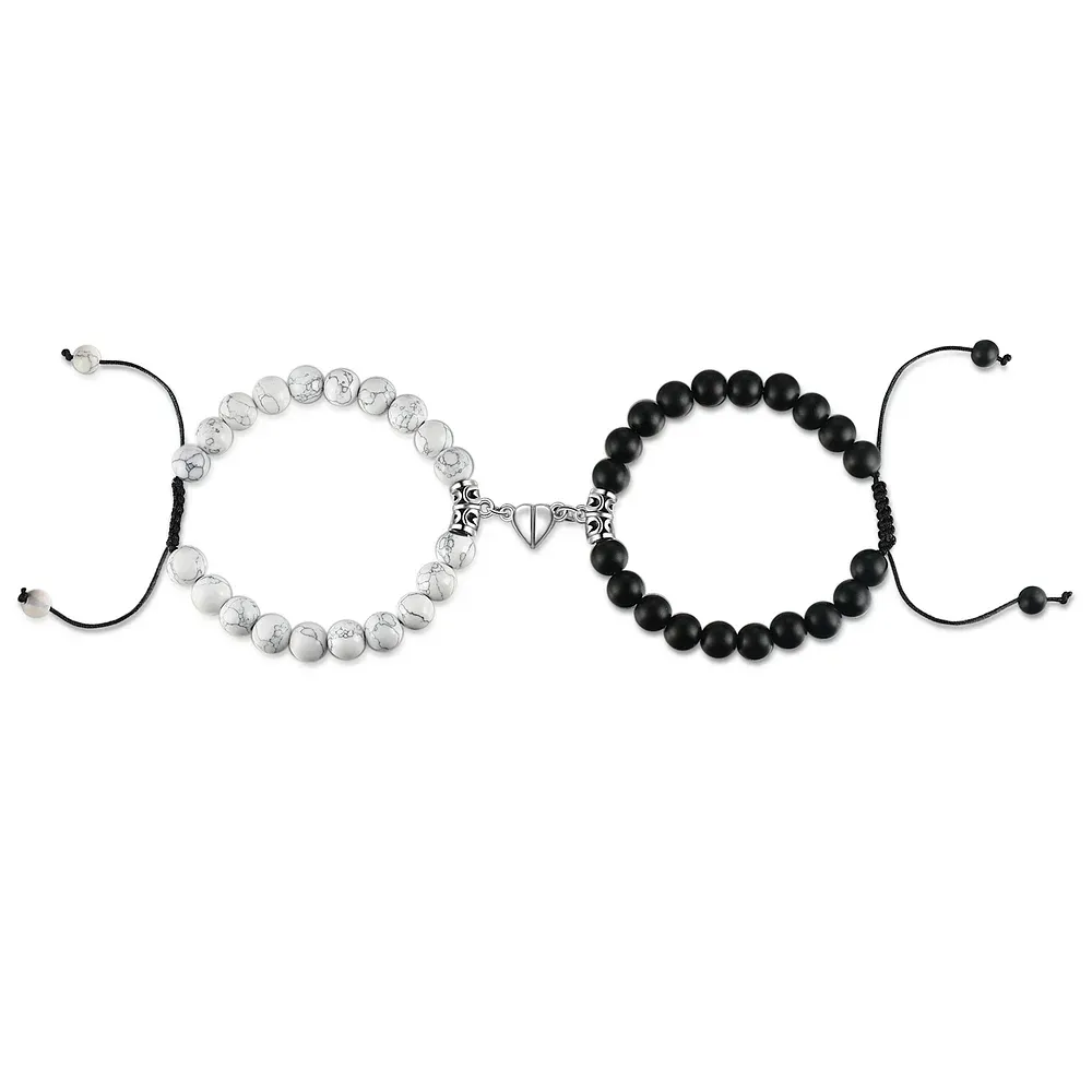 Couple Bracelets Set Magnetic Bracelet Adjustable Bracelet Valentine's Day Gift for Couples-Jessemade AU