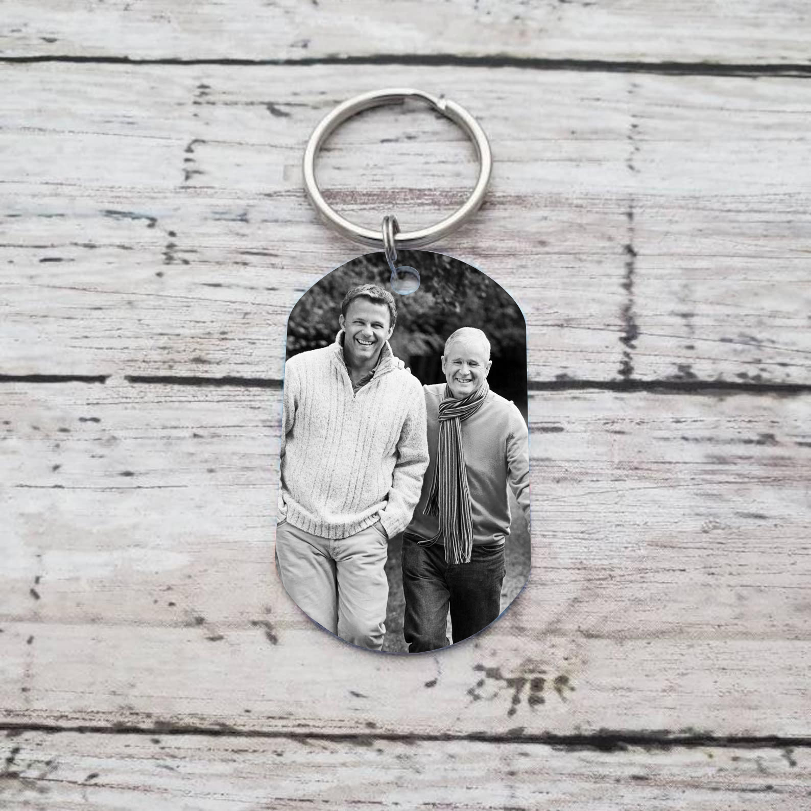 Personalised Memorial Photo Keychain Custom Name & Text Keychain Commemorate Deceased Loved Ones - I Will Carry You With Me Until I See You Again -Jessemade AU