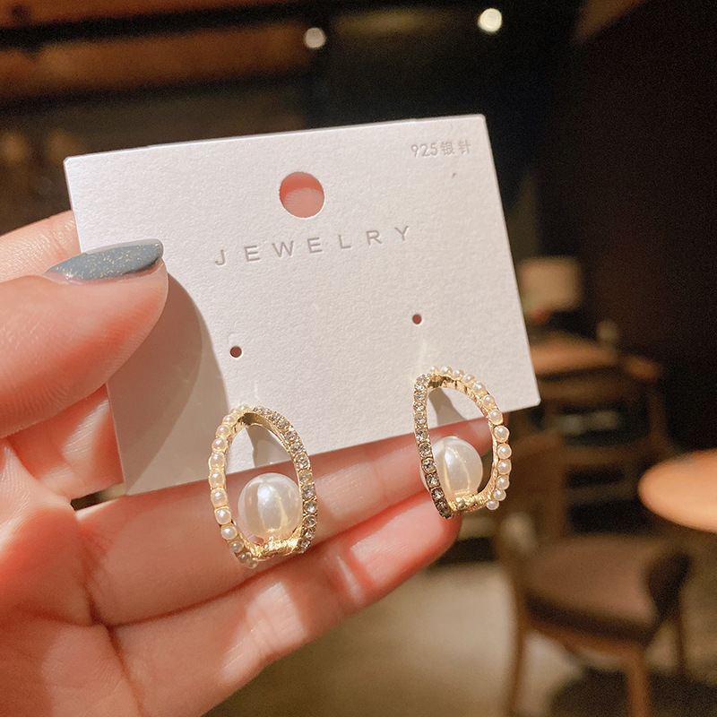 Pearl Stud Earrings Gifts For Her-Jessemade AU