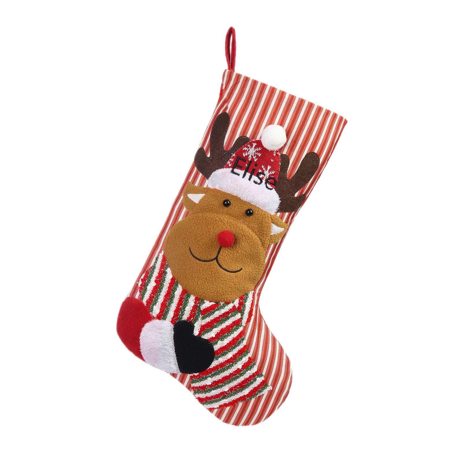 Christmas Stockings Ornaments Customised 1 Name Fireplace Decor Personalised Christmas Gifts for Family Friends-Jessemade AU