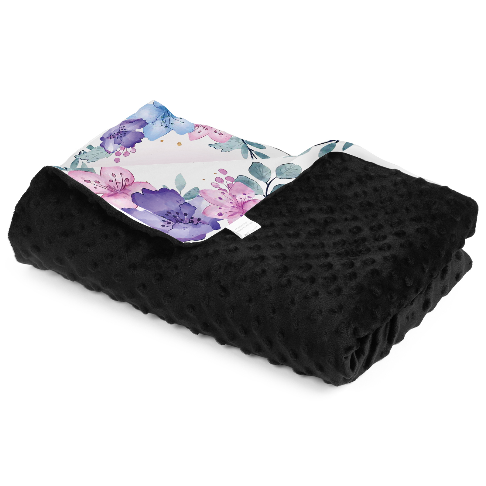 Personalised Flower Unicorn Blanket Custom Name Cute Cartoon Blanket-Jessemade AU