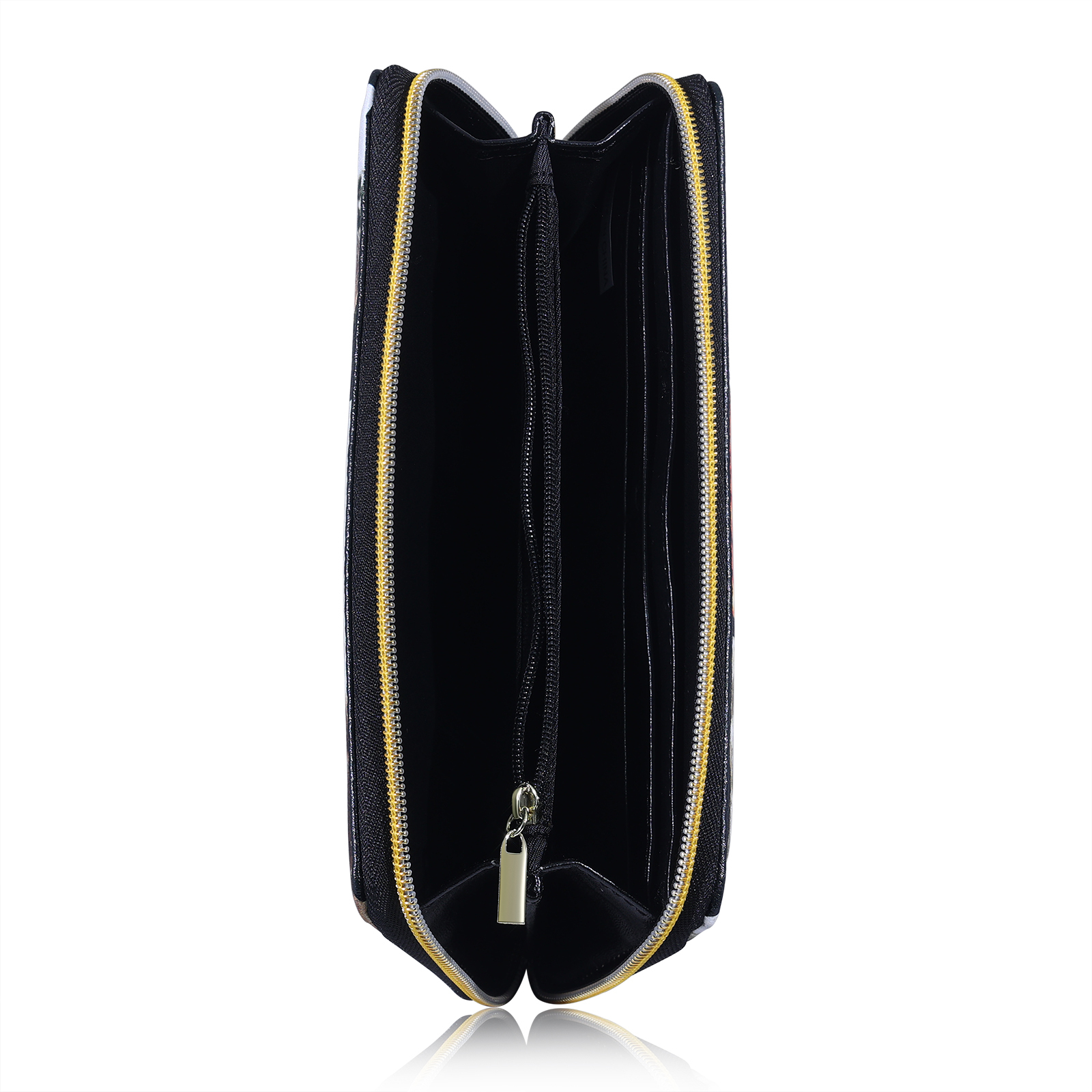 Long Purse Personalised Leather Wallet Engraved 6 Photos Zip Wallet 2023 Gifts For Women Men-Jessemade AU