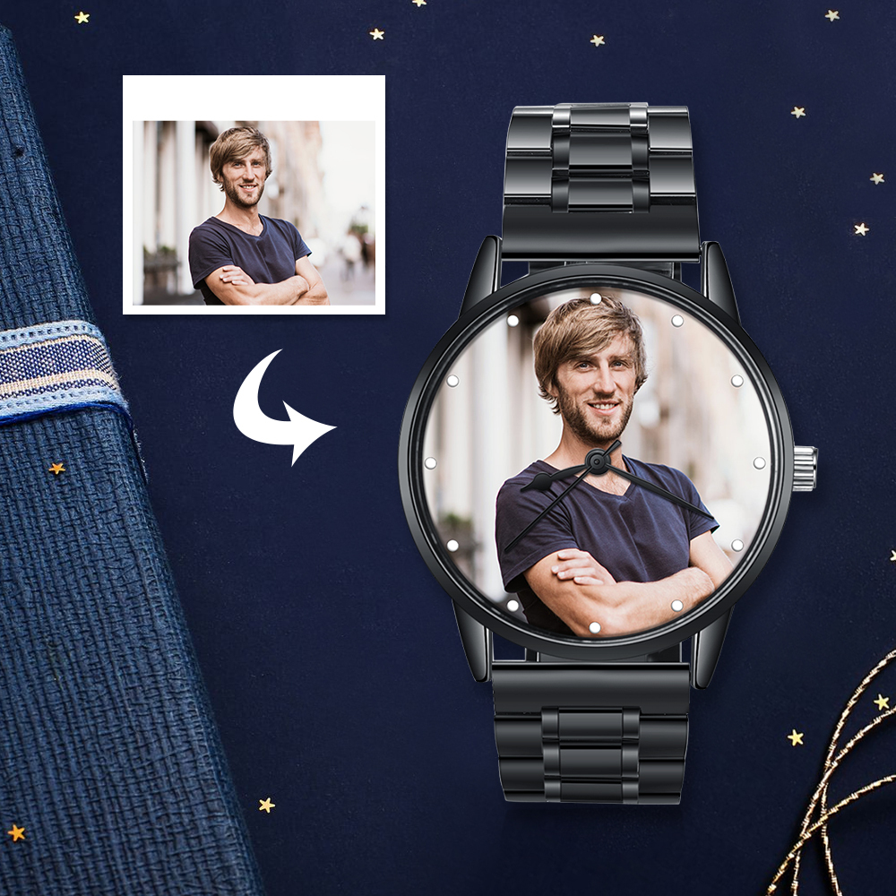 Personalised Photo Watch Custom Picture Watch Gifts For Father-Jessemade AU