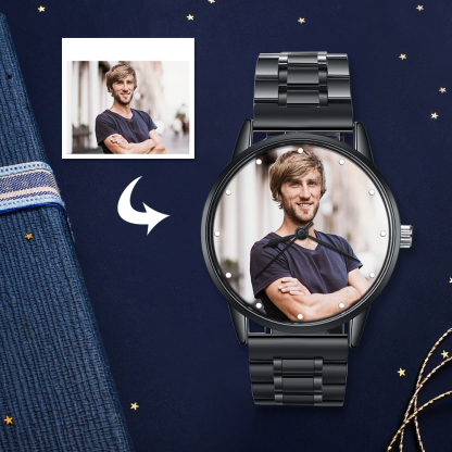 Personalised Photo Watch Custom Picture Watch Gifts For Father-Jessemade AU