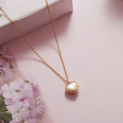 Heart Necklace for Women Girls-Jessemade AU