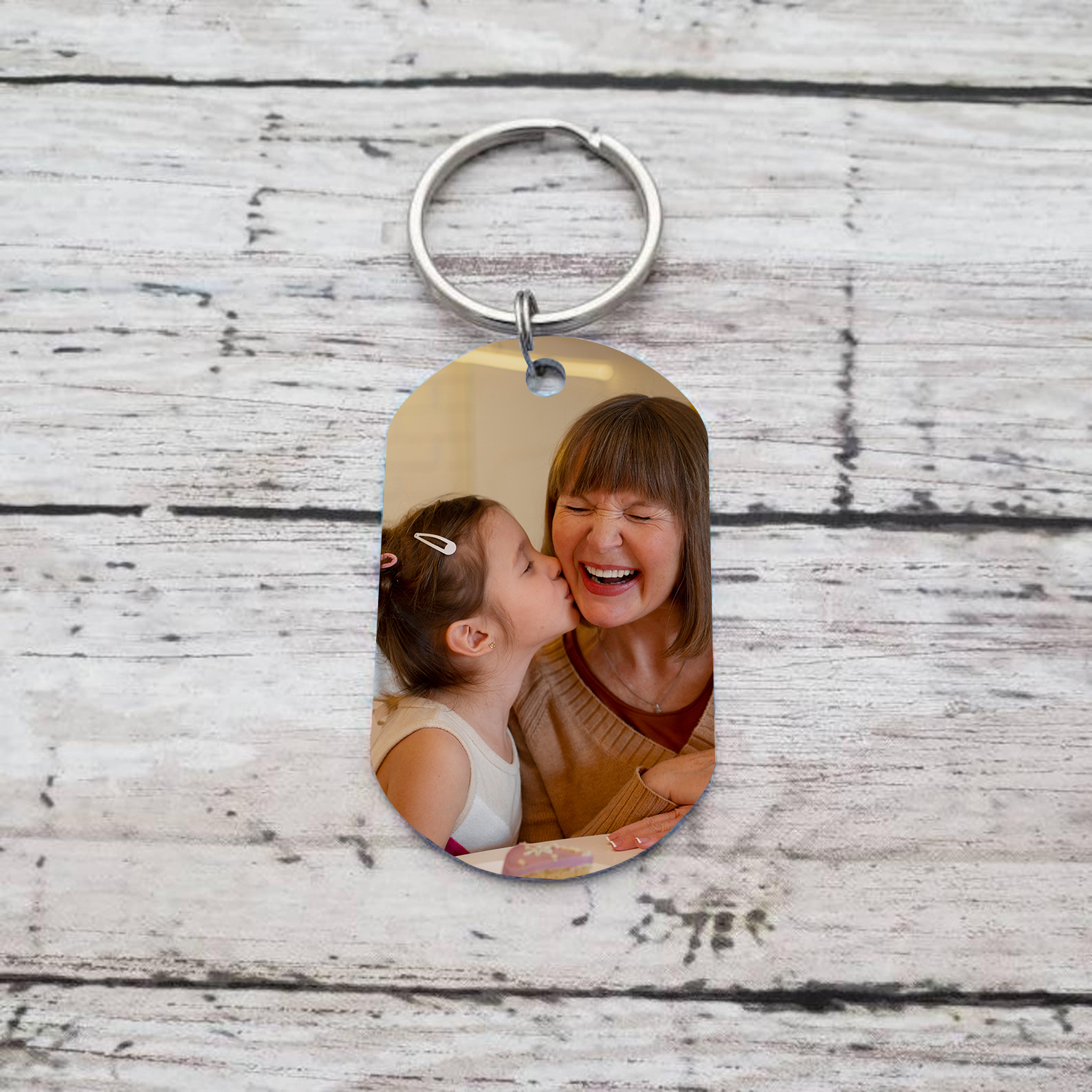 Personalised Photo and Name Keychain for Nana "Best Nana Ever" Grandparents' Day Gift-Jessemade AU