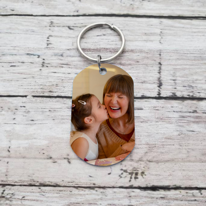 Personalised Photo and Name Keychain for Nana "Best Nana Ever" Grandparents' Day Gift-Jessemade AU